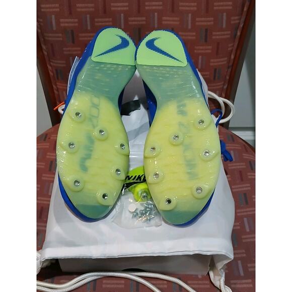 New Men's 11.5 Nike Air Zoom Long Jump Elite Racer Blue. - Picture 5 of 11